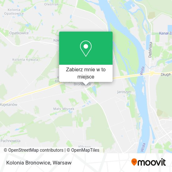 Mapa Kolonia Bronowice