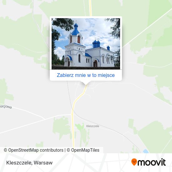 Mapa Kleszczele