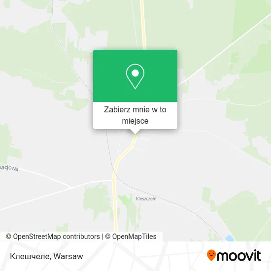 Mapa Клешчеле