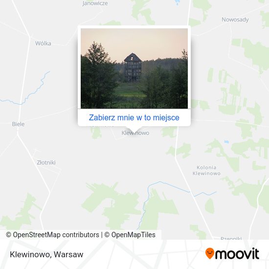 Mapa Klewinowo