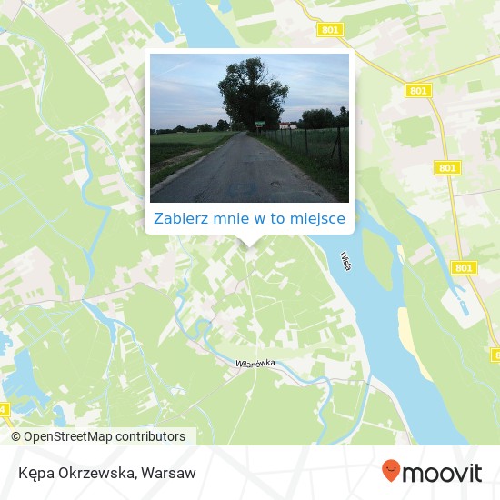 Mapa Kępa Okrzewska