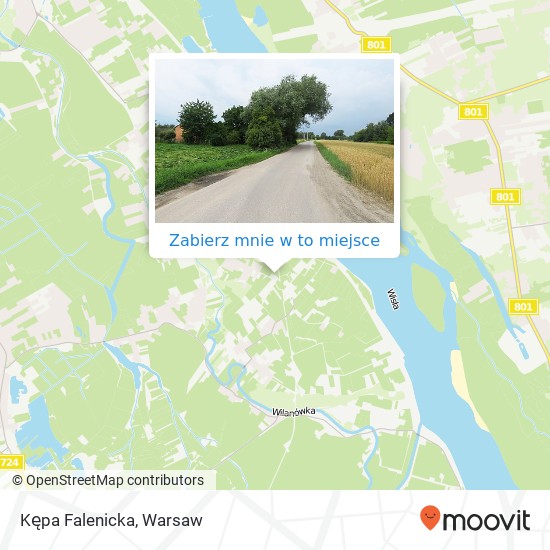 Mapa Kępa Falenicka