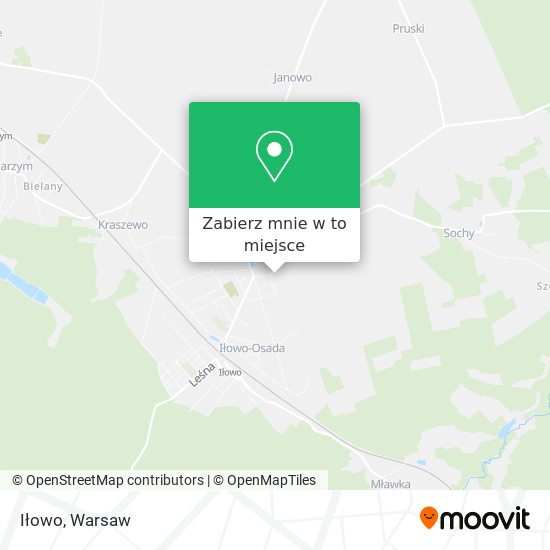 Mapa Iłowo