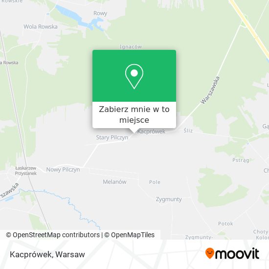 Mapa Kacprówek