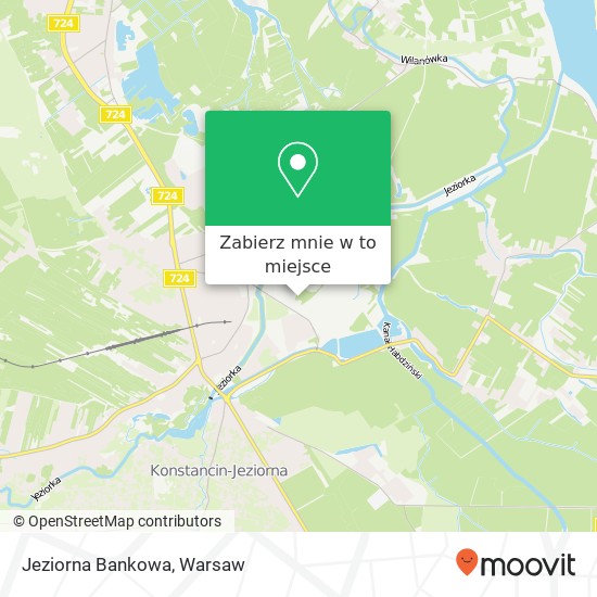 Mapa Jeziorna Bankowa