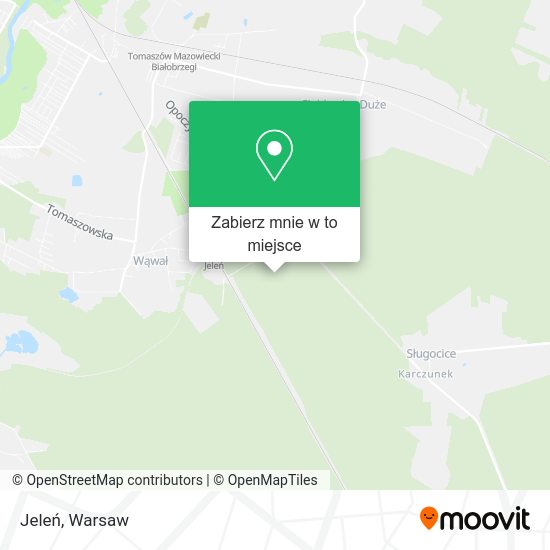 Mapa Jeleń