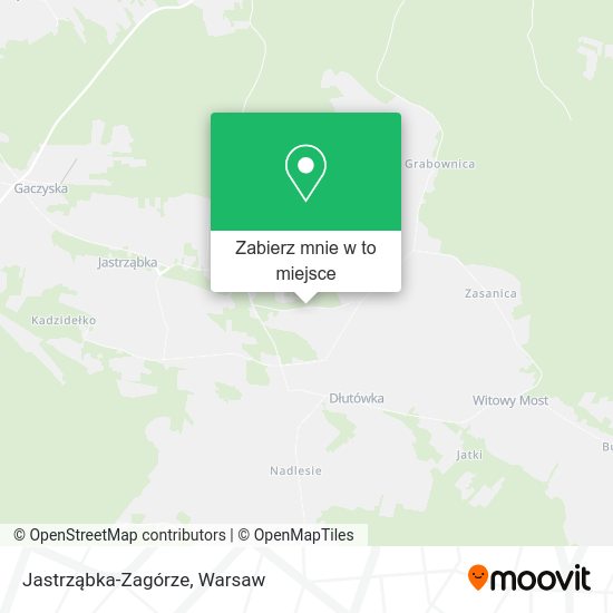 Mapa Jastrząbka-Zagórze