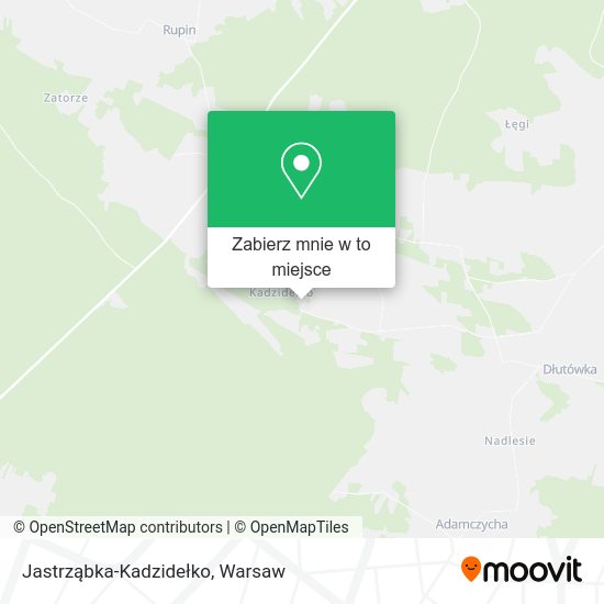 Mapa Jastrząbka-Kadzidełko