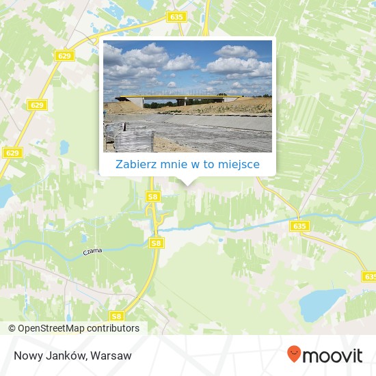 Mapa Nowy Janków