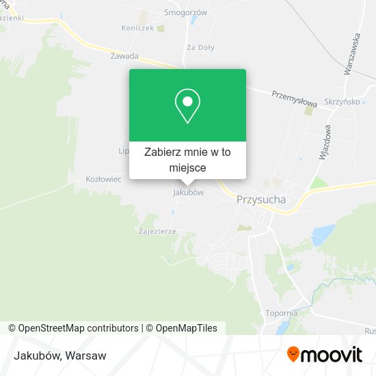 Mapa Jakubów