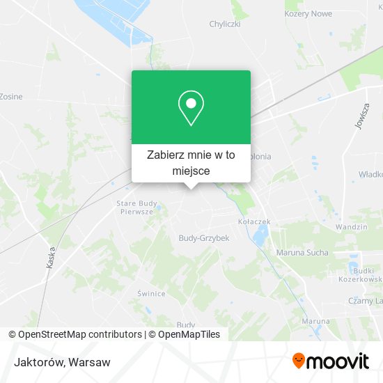 Mapa Jaktorów