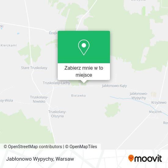 Mapa Jabłonowo Wypychy