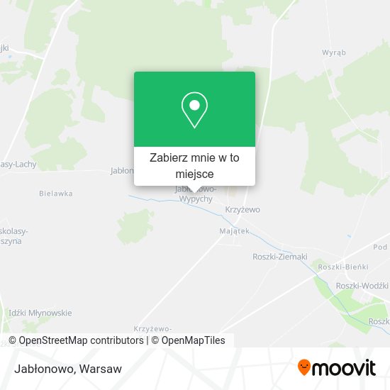 Mapa Jabłonowo