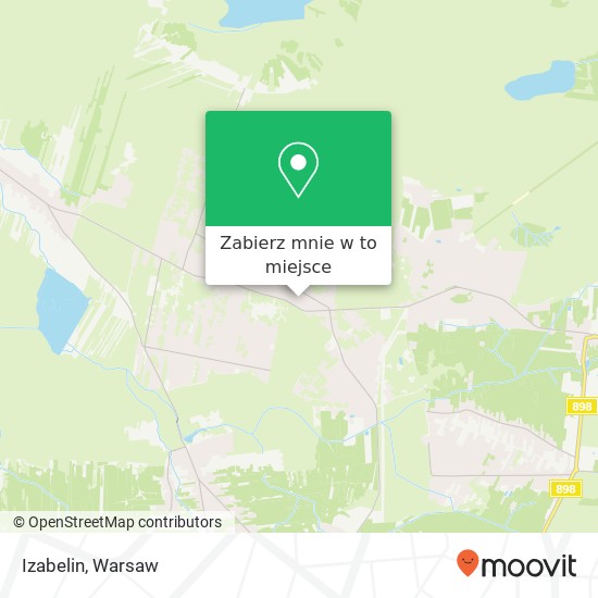 Mapa Izabelin