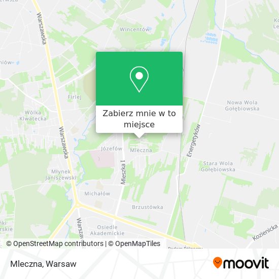 Mapa Mleczna