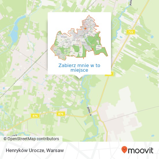 Mapa Henryków Urocze