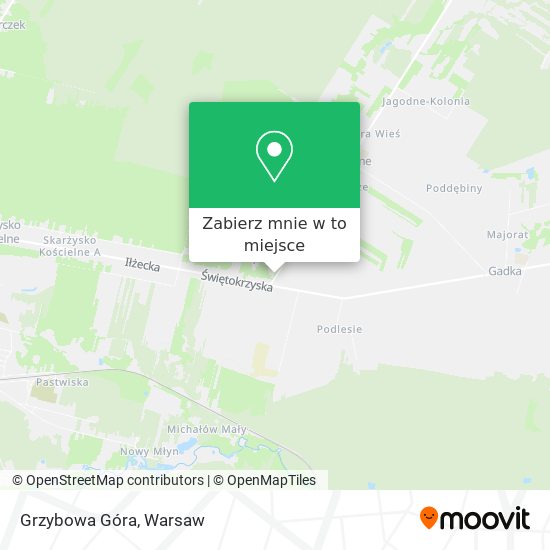 Mapa Grzybowa Góra