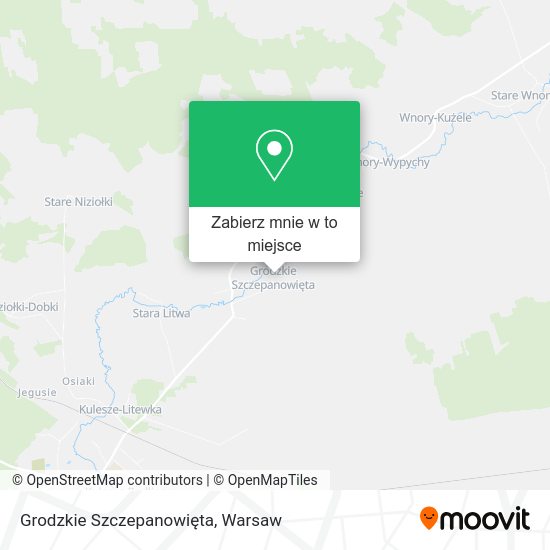 Mapa Grodzkie Szczepanowięta