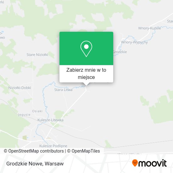 Mapa Grodzkie Nowe