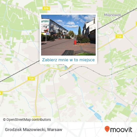 Mapa Grodzisk Mazowiecki