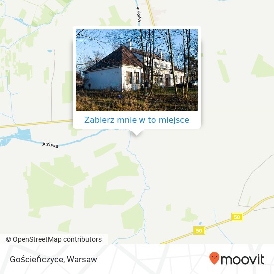 Mapa Gościeńczyce