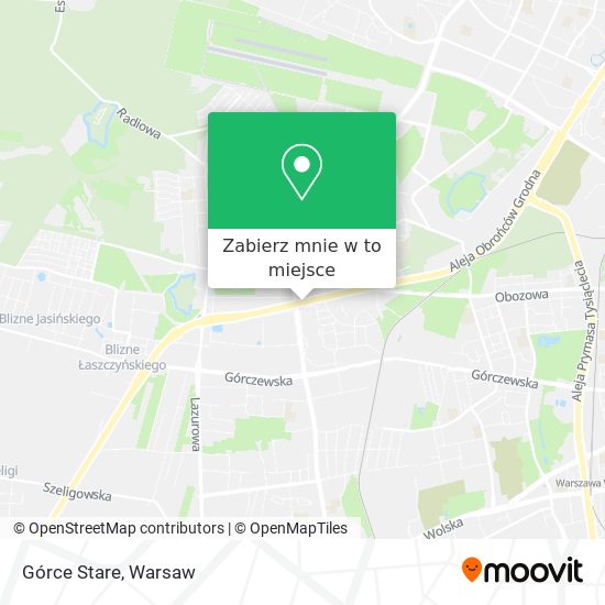 Mapa Górce Stare