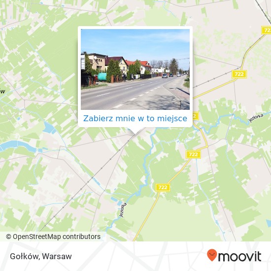 Mapa Gołków