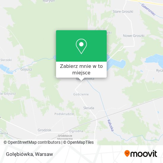 Mapa Gołębiówka