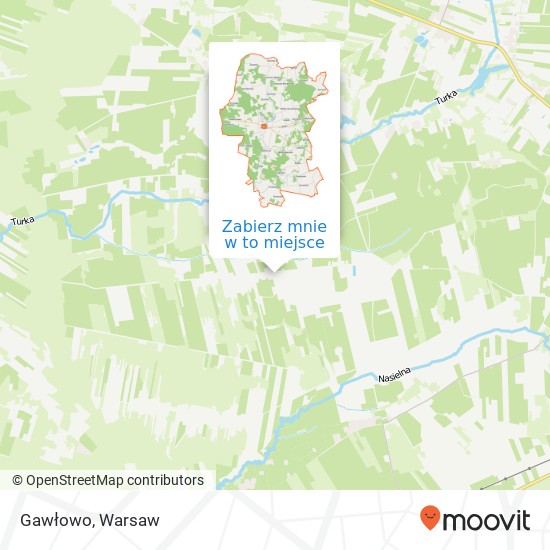 Mapa Gawłowo