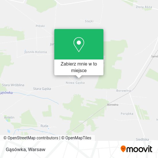 Mapa Gąsówka