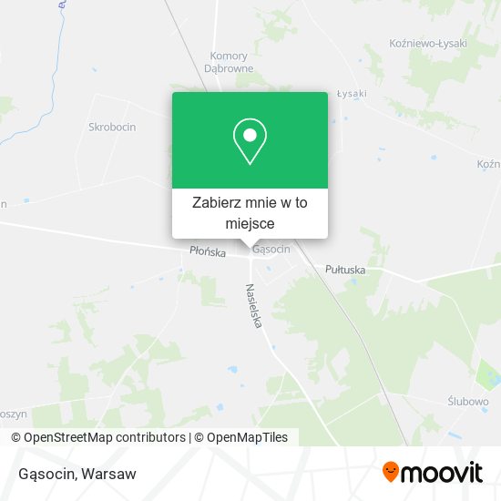 Mapa Gąsocin