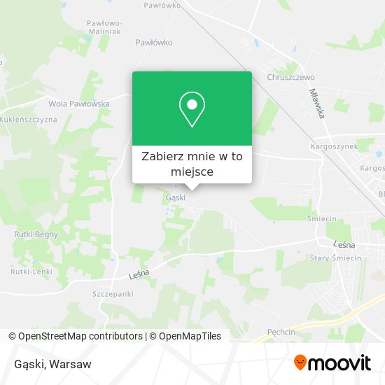 Mapa Gąski