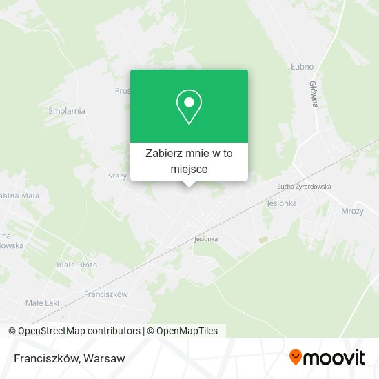 Mapa Franciszków