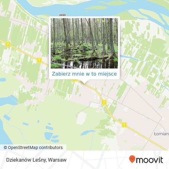 Mapa Dziekanów Leśny