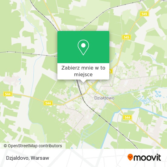 Mapa Dzjaldovo