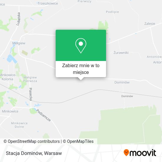 Mapa Stacja Dominów