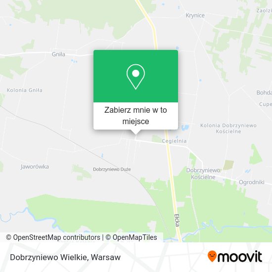 Mapa Dobrzyniewo Wielkie