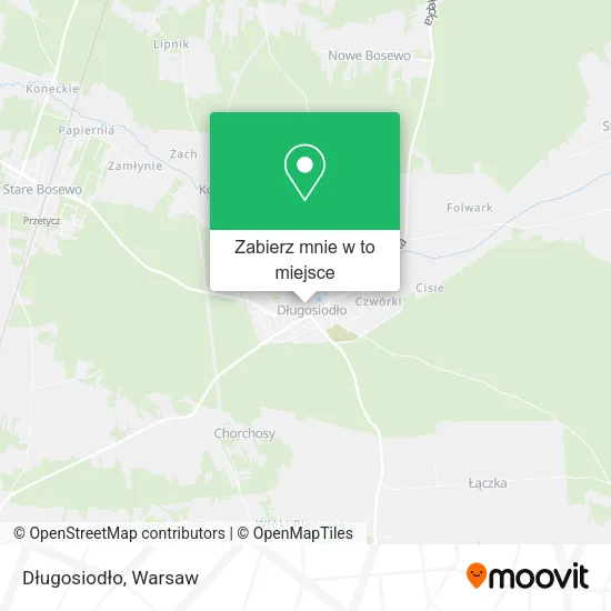 Mapa Długosiodło