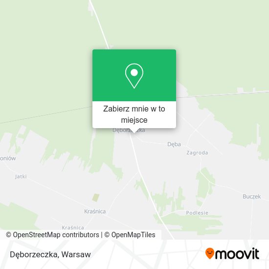 Mapa Dęborzeczka