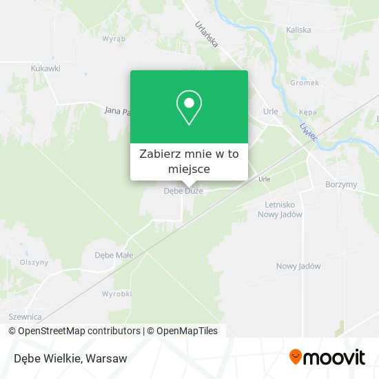 Mapa Dębe Wielkie