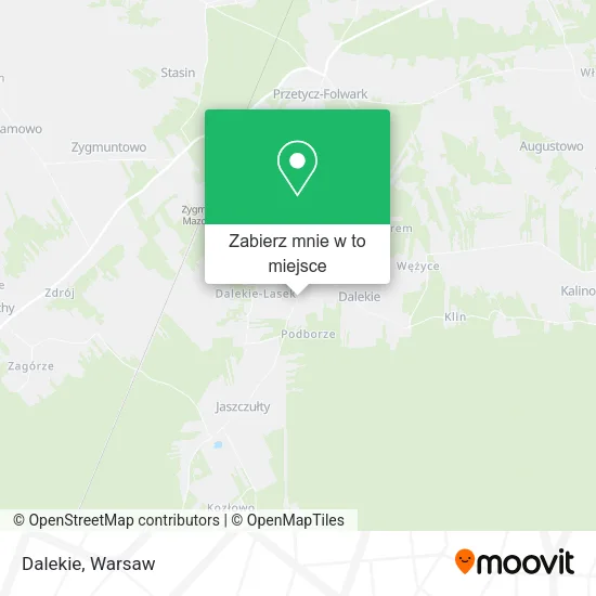 Mapa Dalekie