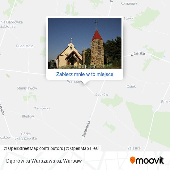 Mapa Dąbrówka Warszawska