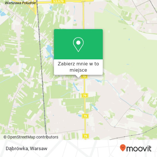 Mapa Dąbrówka