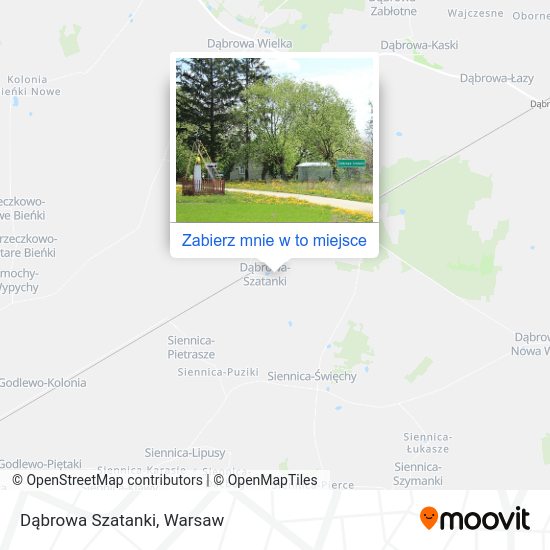 Mapa Dąbrowa Szatanki