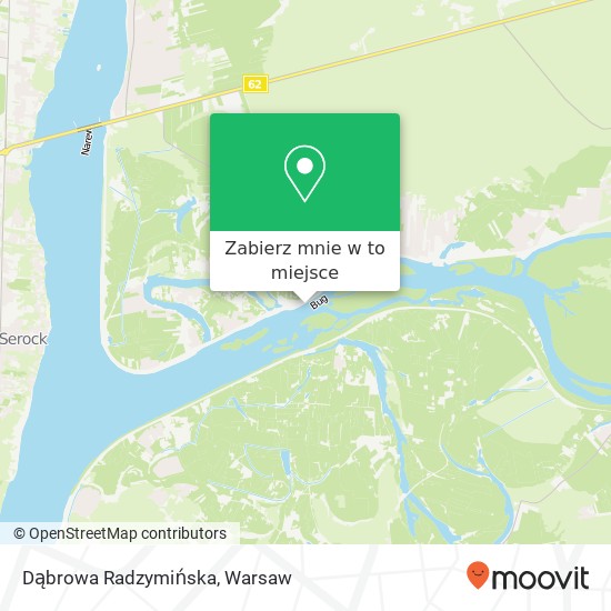 Mapa Dąbrowa Radzymińska