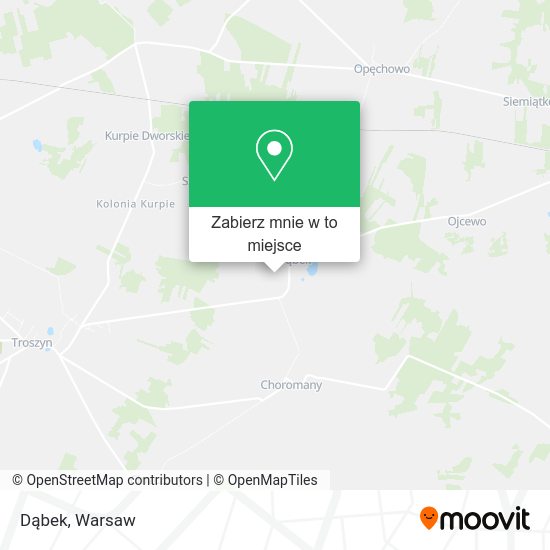 Mapa Dąbek