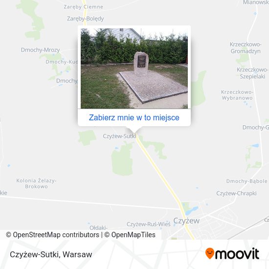 Mapa Czyżew-Sutki