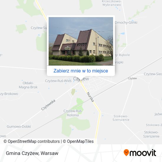 Mapa Gmina Czyżew