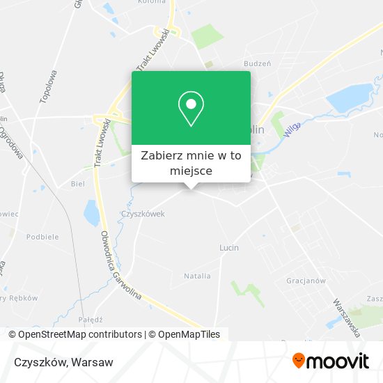 Mapa Czyszków