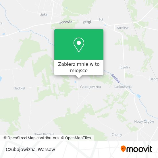 Mapa Czubajowizna